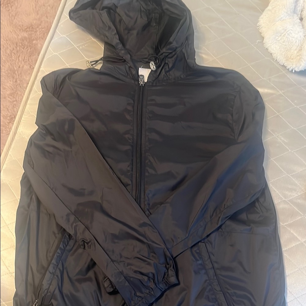 Old Navy Black Sweater with Hood and Relaxed Fit